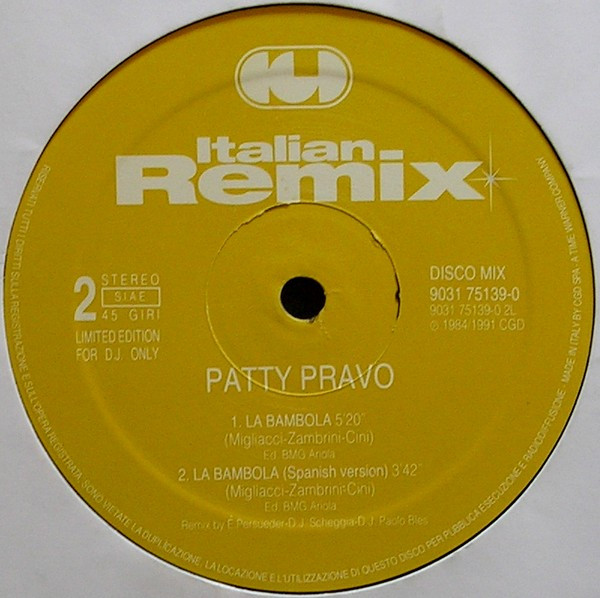 Various - Italian Remix | CGD (9031 75139-0) - 4