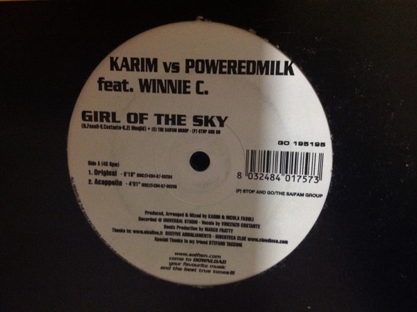 Karim vs. Poweredmilk Feat. Winnie C. - Girl Of The Sky | Stop And Go (GO 195195) - 2
