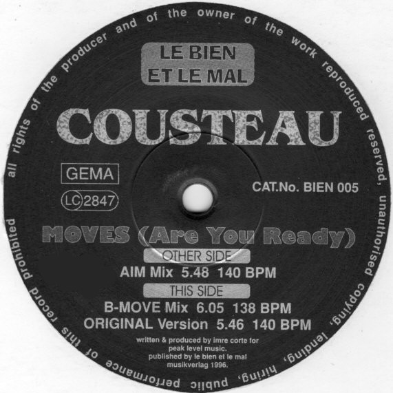 Cousteau - Moves (Are You Ready) | Le Bien Et Le Mal (BIEN 005) - main
