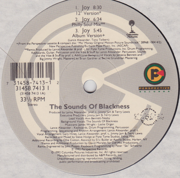 Sounds Of Blackness - Joy | Perspective Records (31458 7413-1) - 2 Sounds Of Blackness - Joy | Perspective Records (31458 7413-1) - 2