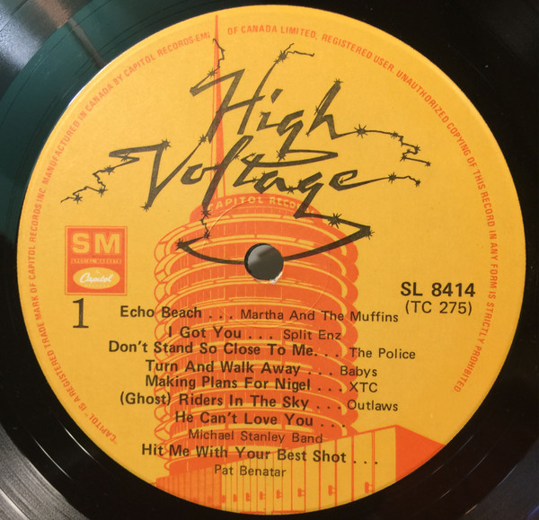 Various - High Voltage [Vinyl] | K-tel (TC275) - 3