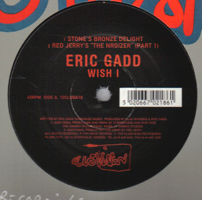 Eric Gadd - Wish I | Clubvision Recordings (12CLUBA18)