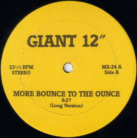 Zapp / One Way - More Bounce To The Ounce / Cutie Pie | Giant (MX-24) - main