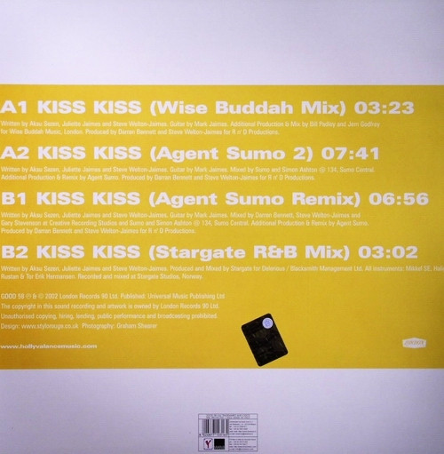 Holly Valance - Kiss Kiss | Y Records (GOOD 58) - 2 Holly Valance - Kiss Kiss | Y Records (GOOD 58) - 2