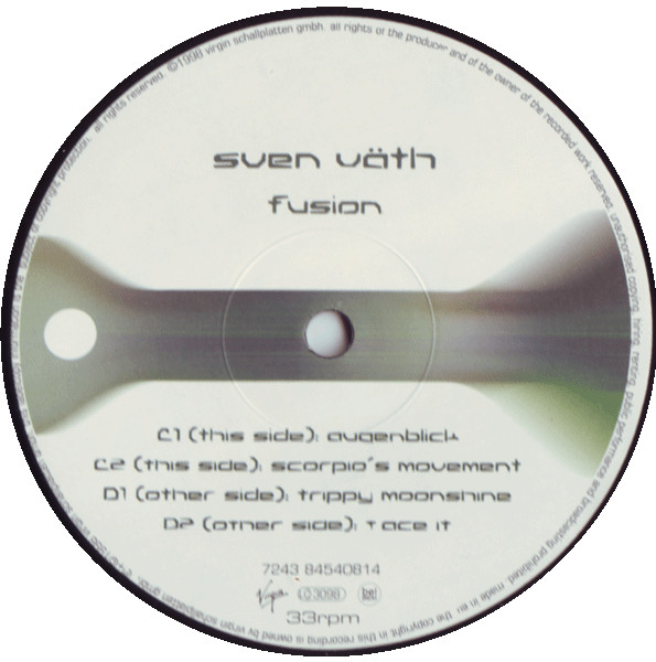 Sven Väth - Fusion | Virgin (7243 8 45406 1 6) - 5 Sven Väth - Fusion | Virgin (7243 8 45406 1 6) - 5
