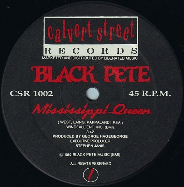 Black Pete - Mississippi Queen | Calvert Street Records (CSR 1002) - main