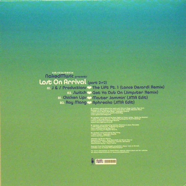 Various - Lost On Arrival (Part 2 of 2) | Naked Music Recordings (NMS024 / NAK24) - 2