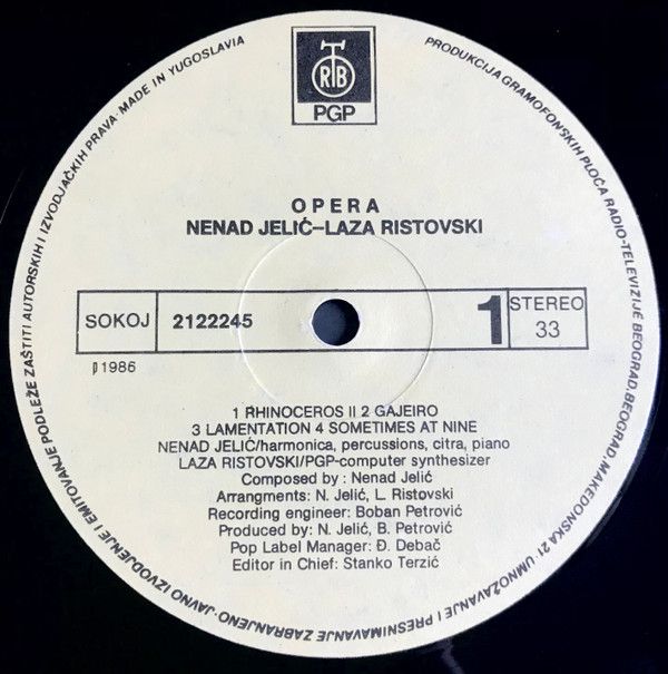 Nenad Jelić - Laza Ristovski - Opera | PGP RTB (2122245) - 3 Nenad Jelić - Laza Ristovski - Opera | PGP RTB (2122245) - 3