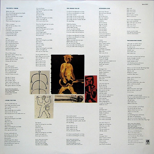 Joan Armatrading - The Shouting Stage | A&M Records (SP-5211) - 5 Joan Armatrading - The Shouting Stage | A&M Records (SP-5211) - 5