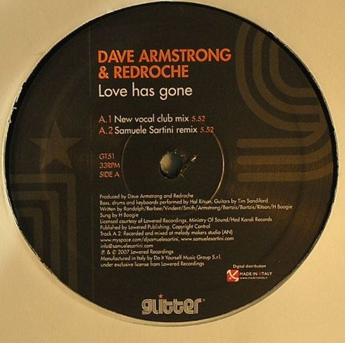 Dave Armstrong & RedRoche - Love Has Gone | Glitter (GT51) - main Dave Armstrong & RedRoche - Love Has Gone | Glitter (GT51) - main