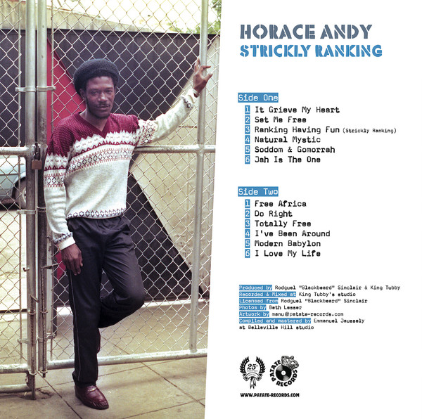 Horace Andy - Strickly Ranking | Patate Records (PRPLP047) - 2 Horace Andy - Strickly Ranking | Patate Records (PRPLP047) - 2