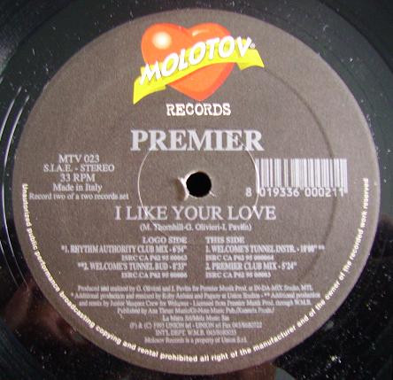 Premier - I Like Your Love | Molotov Records (MTV 023)