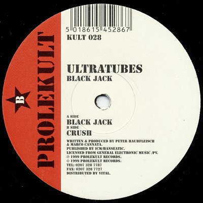 Ultratubes - Black Jack / Crush | Prolekult (KULT 028)