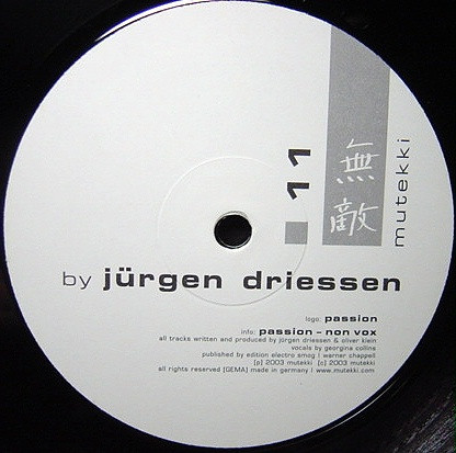 Jürgen Driessen - Passion | Mutekki (11) - main