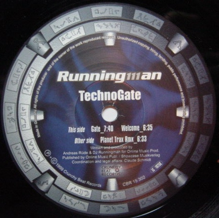 Runningman - Techno Gate | Crunchy Beat Records (CBR 15 302) - main Runningman - Techno Gate | Crunchy Beat Records (CBR 15 302) - main