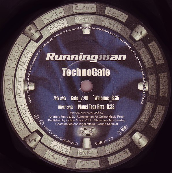 Runningman - Techno Gate | Crunchy Beat Records (CBR 15 302) - 3 Runningman - Techno Gate | Crunchy Beat Records (CBR 15 302) - 3