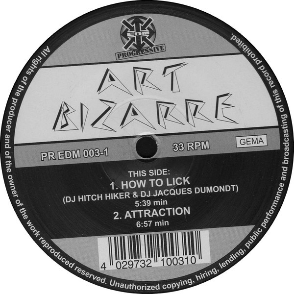 Art Bizarre - How To Lick | EDM Progressive (PR EDM 003-1) - 3