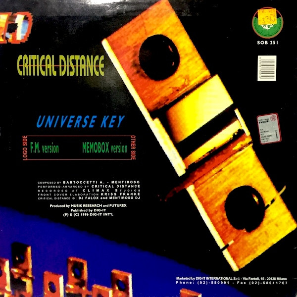 Critical Distance - Universe Key | S.O.B. (Sound Of The Bomb) (SOB 251) - 2 Critical Distance - Universe Key | S.O.B. (Sound Of The Bomb) (SOB 251) - 2
