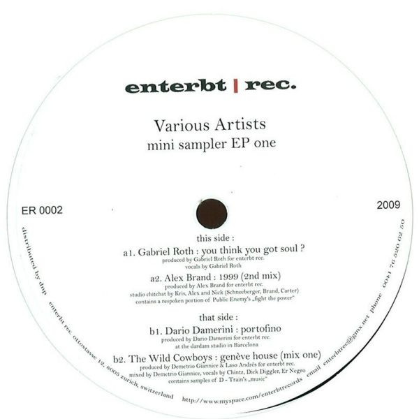 Various - Mini Sampler EP One | Enterbt Records (ER 0002)