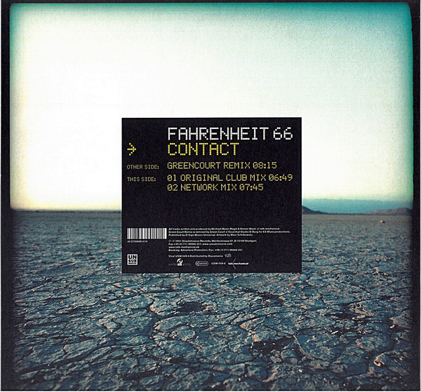 Fahrenheit 66 - Contact | Unsubmissive Records (USM 049-6) - 2 Fahrenheit 66 - Contact | Unsubmissive Records (USM 049-6) - 2