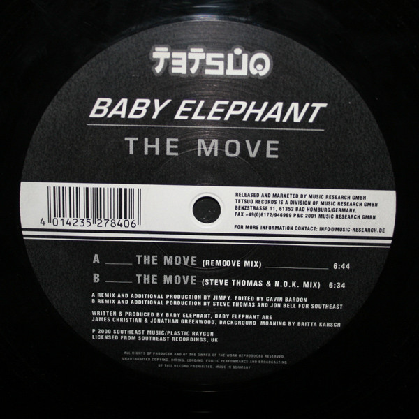 Baby Elephant - The Move | Tetsuo (TET 081-12) - 2