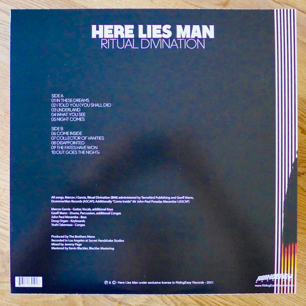 Here Lies Man - Ritual Divination | RidingEasy Records (EZRDR 125) - 2 Here Lies Man - Ritual Divination | RidingEasy Records (EZRDR 125) - 2