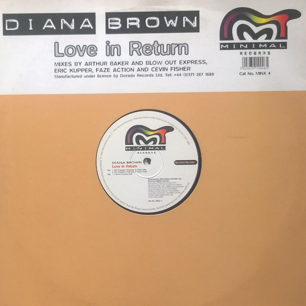 Diana Brown - Love In Return | Minimal Records (MINX 4) - main