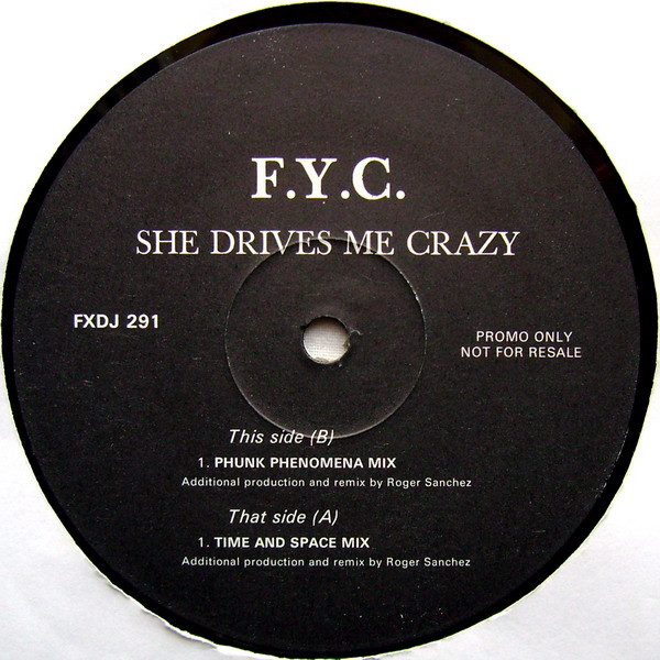 F. Y. C. - She Drives Me Crazy | FFRR (FXDJ 291) - 5 F. Y. C. - She Drives Me Crazy | FFRR (FXDJ 291) - 5