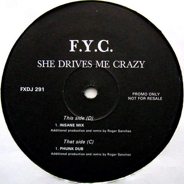 F. Y. C. - She Drives Me Crazy | FFRR (FXDJ 291) - 7 F. Y. C. - She Drives Me Crazy | FFRR (FXDJ 291) - 7
