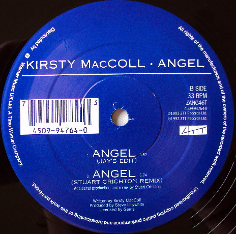 Kirsty MacColl - Angel | ZTT (ZANG46T) - 2