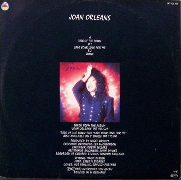Joan Orleans - Talk Of The Town | Blow Up (INT 125.703) - 2 Joan Orleans - Talk Of The Town | Blow Up (INT 125.703) - 2