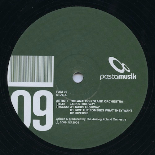 The Analog Roland Orchestra - Jacks Highway | Pastamusik (PAM 09) - main The Analog Roland Orchestra - Jacks Highway | Pastamusik (PAM 09) - main