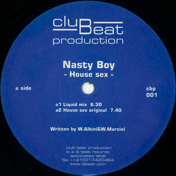Nasty Boy - House Sex / Beach | Club Beat Production (cbp 001) - main