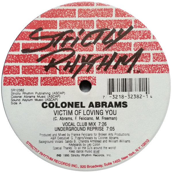 Colonel Abrams - Victim Of Loving You | Strictly Rhythm (SR12382)