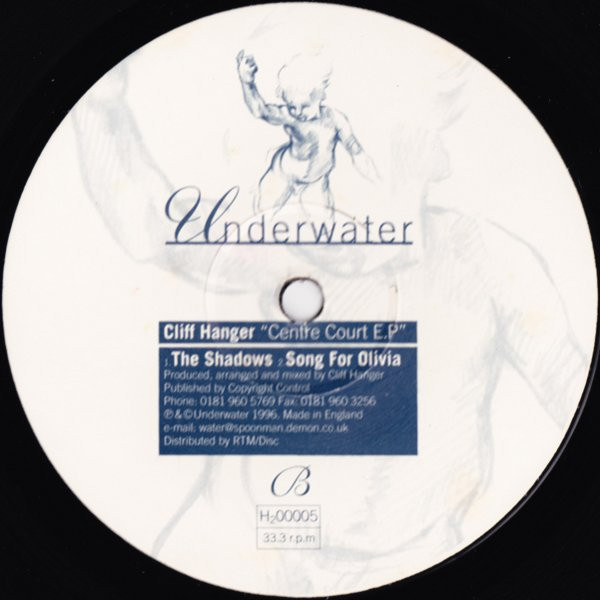 Cliff Hanger - Centre Court E.P | Underwater Records (H200005) - 2 Cliff Hanger - Centre Court E.P | Underwater Records (H200005) - 2