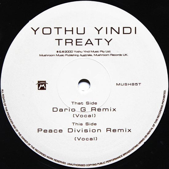 Yothu Yindi - Treaty | Mushroom (MUSH85T) - 3 Yothu Yindi - Treaty | Mushroom (MUSH85T) - 3