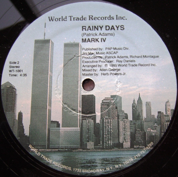 Mark IV - Rainy Days | World Trade Records Inc. (WT-1001) - 2 Mark IV - Rainy Days | World Trade Records Inc. (WT-1001) - 2
