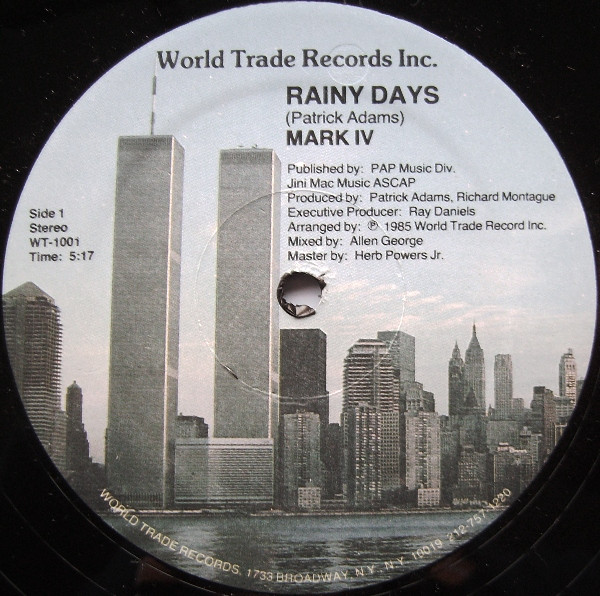 Mark IV - Rainy Days | World Trade Records Inc. (WT-1001)