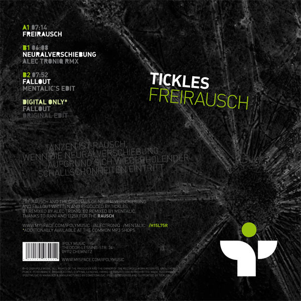 Tickles - Freirausch | Ipoly Music (IPOLY003) - 2 Tickles - Freirausch | Ipoly Music (IPOLY003) - 2