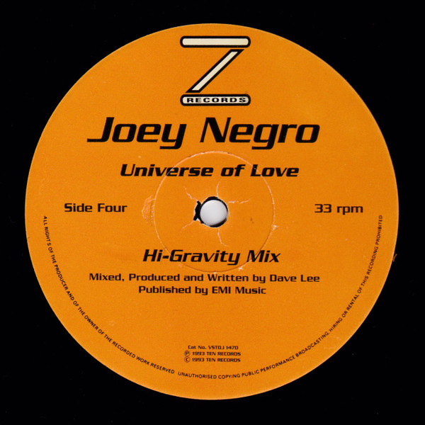 Joey Negro - What A Life / Universe Of Love | 10 Records (VSTD 1470) - 5 Joey Negro - What A Life / Universe Of Love | 10 Records (VSTD 1470) - 5
