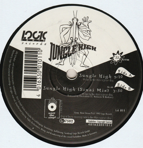 Jungle High - Jungle High | Logic Records (Luk 011) - main Jungle High - Jungle High | Logic Records (Luk 011) - main