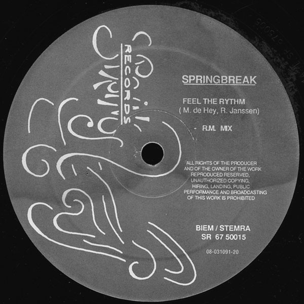 DJ Mac  &  DJ Rob - Feel The Rythm | Spring Records (SR 67 50015) - 4
