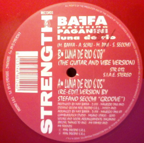 Baffa Featuring Paganini - Luna De Rio | Strength Records (STR 012) - 3 Baffa Featuring Paganini - Luna De Rio | Strength Records (STR 012) - 3