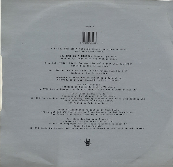 Bing Abrahams - Man On A Mission / Touch | Hands On Records (12HOR 3) - 2