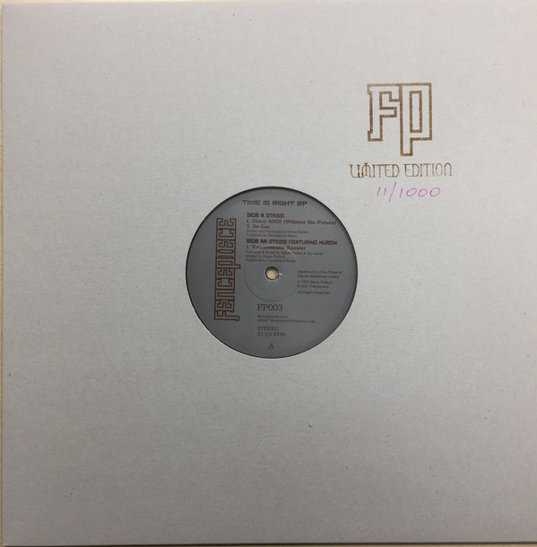 Stasis - Time Is Right EP | Fencepiece (FP003) - 3 Stasis - Time Is Right EP | Fencepiece (FP003) - 3