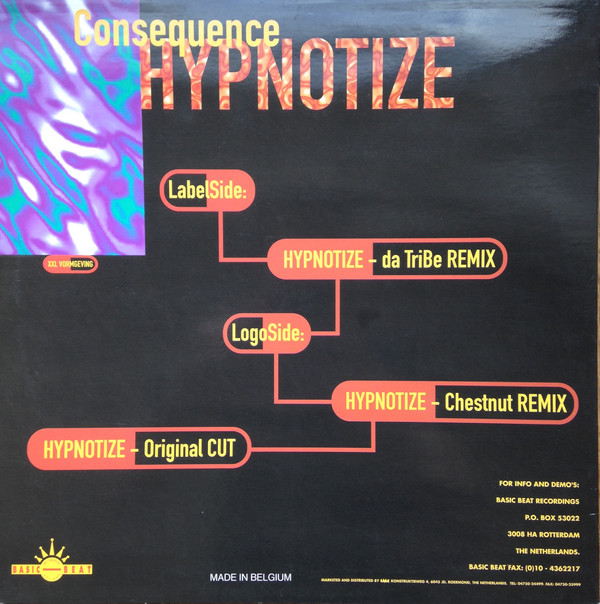 Consequence - Hypnotize | Basic Beat Recordings (BASIC 215-5) - 2