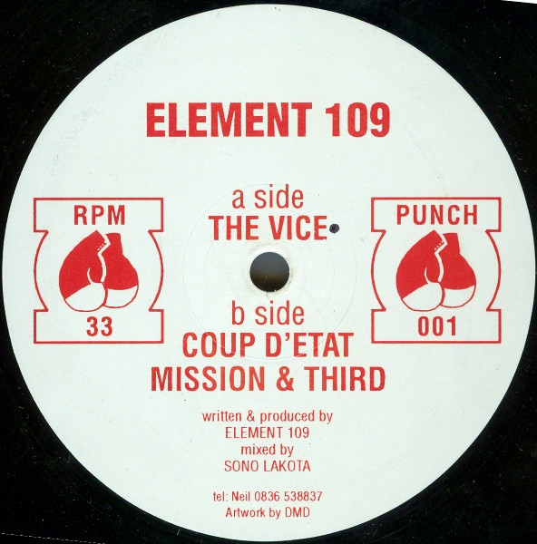 Element 109 - The Vice | Bishbosh Records (PUNCH 001)