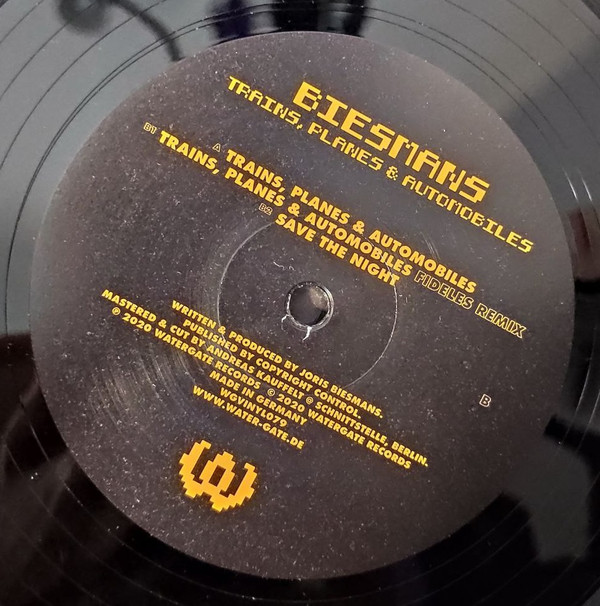 Biesmans - Trains, Planes & Automobiles | Watergate Records (WGVINYL079) - 2 Biesmans - Trains, Planes & Automobiles | Watergate Records (WGVINYL079) - 2