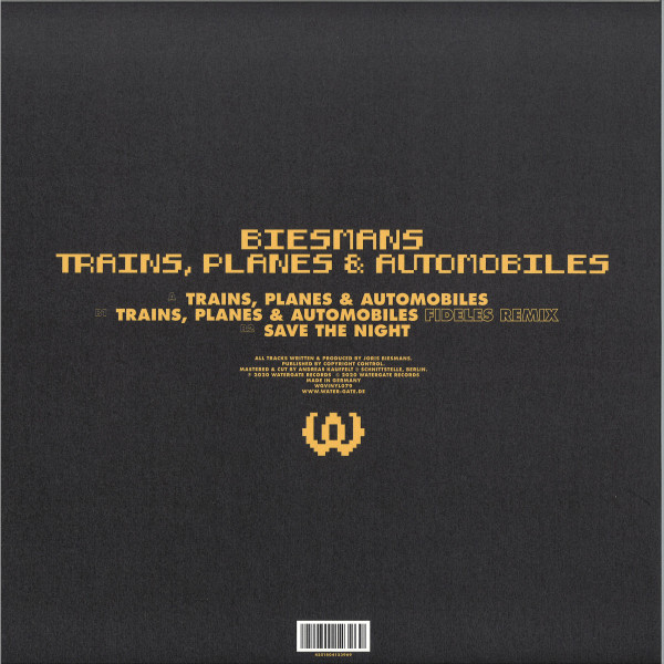 Biesmans - Trains, Planes & Automobiles | Watergate Records (WGVINYL079) - 4 Biesmans - Trains, Planes & Automobiles | Watergate Records (WGVINYL079) - 4