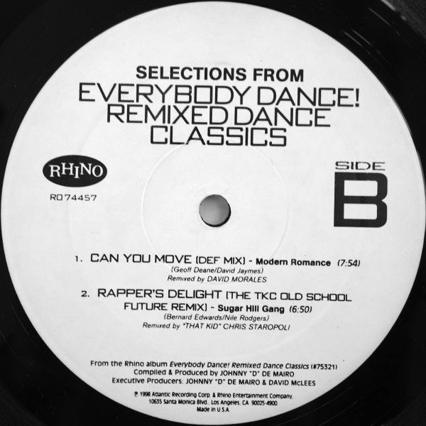 Various - Selections From Everybody Dance! Remixed Dance Classics | Rhino Records (R0 74457) - 2 Various - Selections From Everybody Dance! Remixed Dance Classics | Rhino Records (R0 74457) - 2